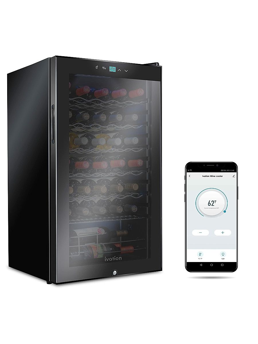 Freestanding Wine Fridge - Black