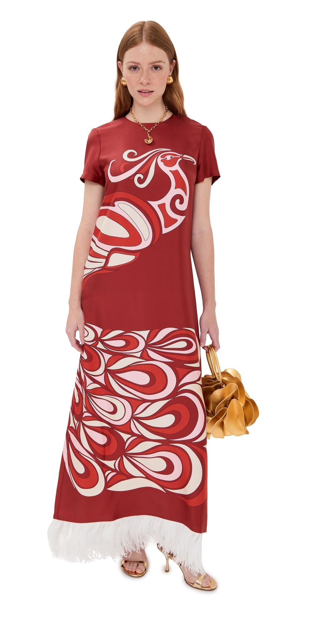 La DoubleJ Silk Swing Dress SILK TWILL PHOENIX PLACE M