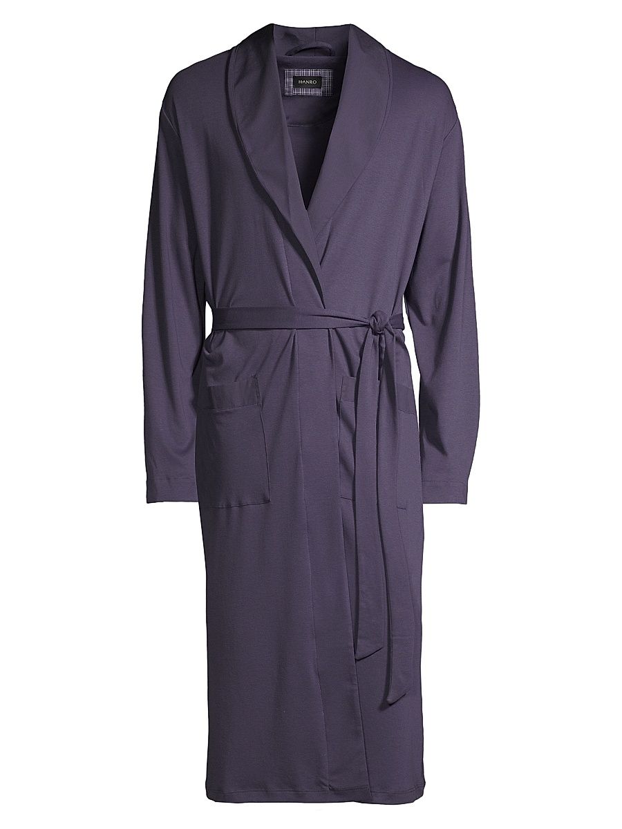 Night And Day Long Sleeve Robe - Black Iris - Size XXL