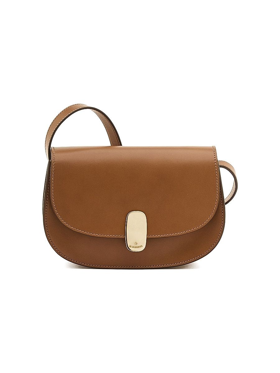 Women's Atelier Leather Crossbody Bag - Cioccolato