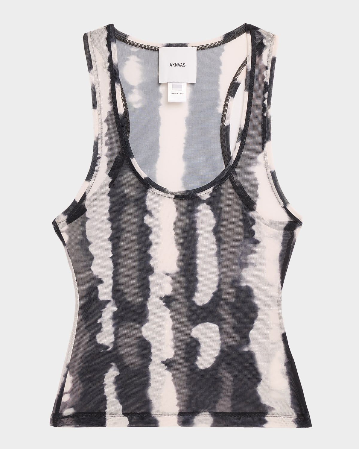 Loni Tie-Dye Mesh Tank Top
