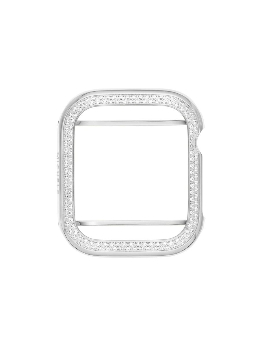 Michele Women's Stainless Steel & Diamond Apple Watch Case/40MM - White