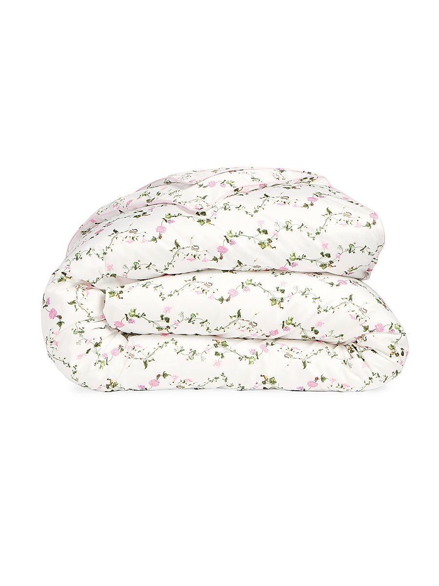 Pond Floral Duvet Cover - Pink Pond Floral - Size King