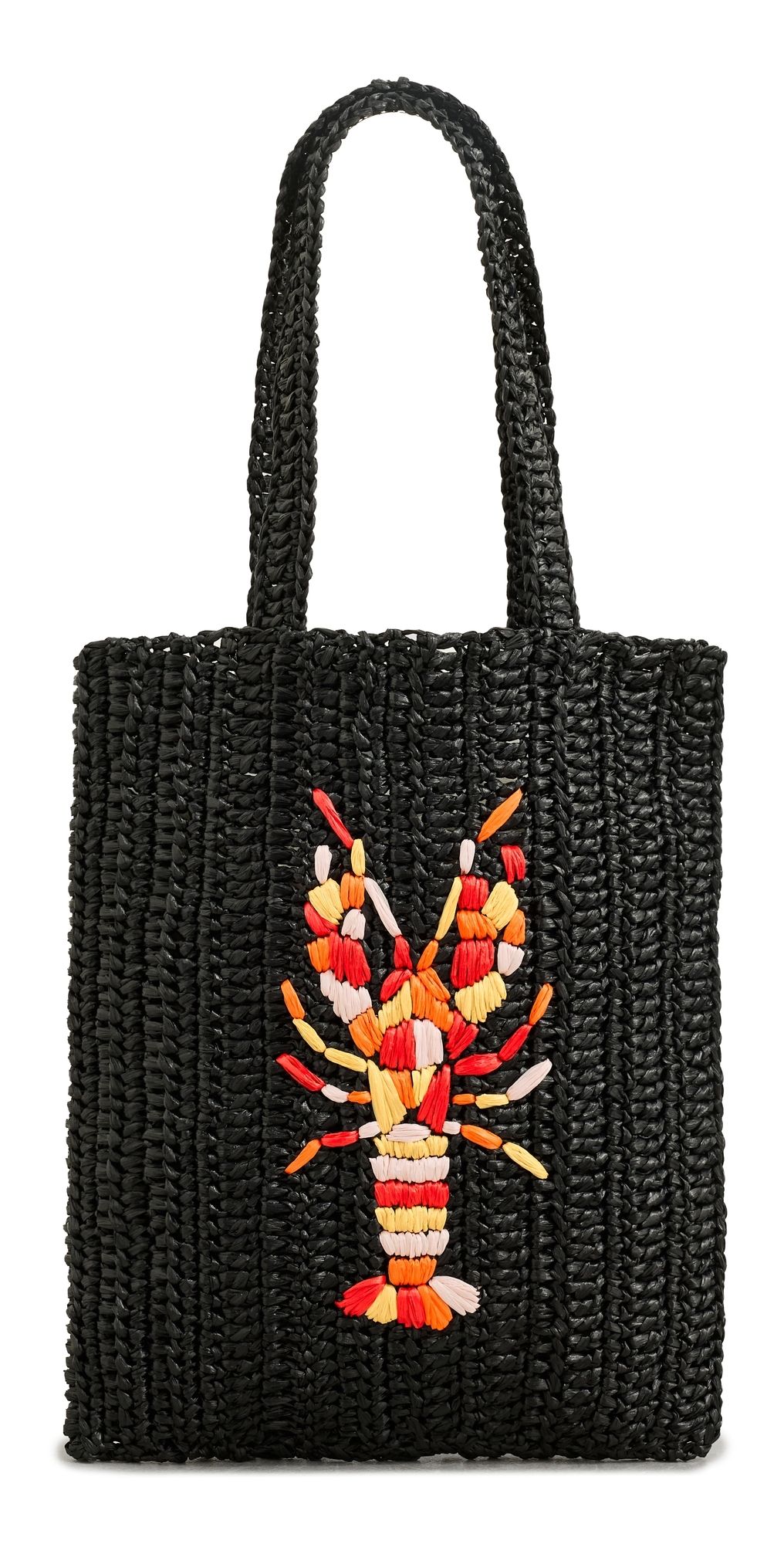Maria La Rosa Lobster Crochet Bag Black One Size