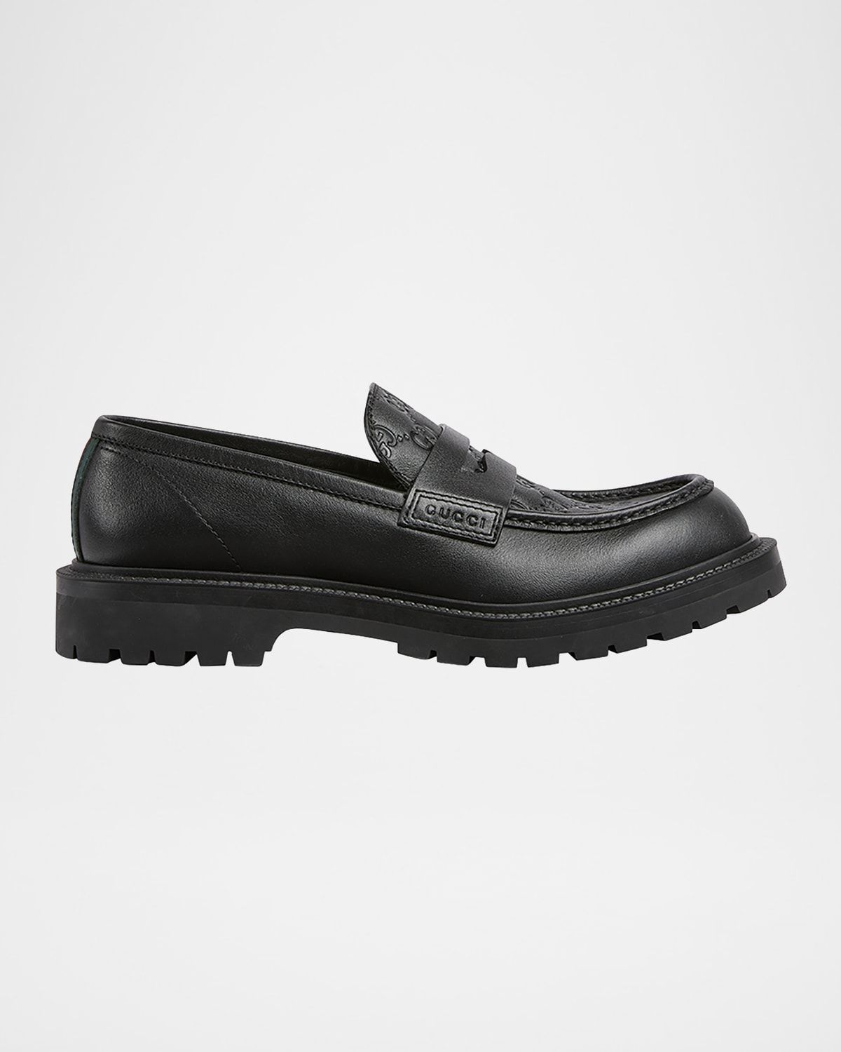 Men & apos;s Miart Guccissima Lug Sole Loafers