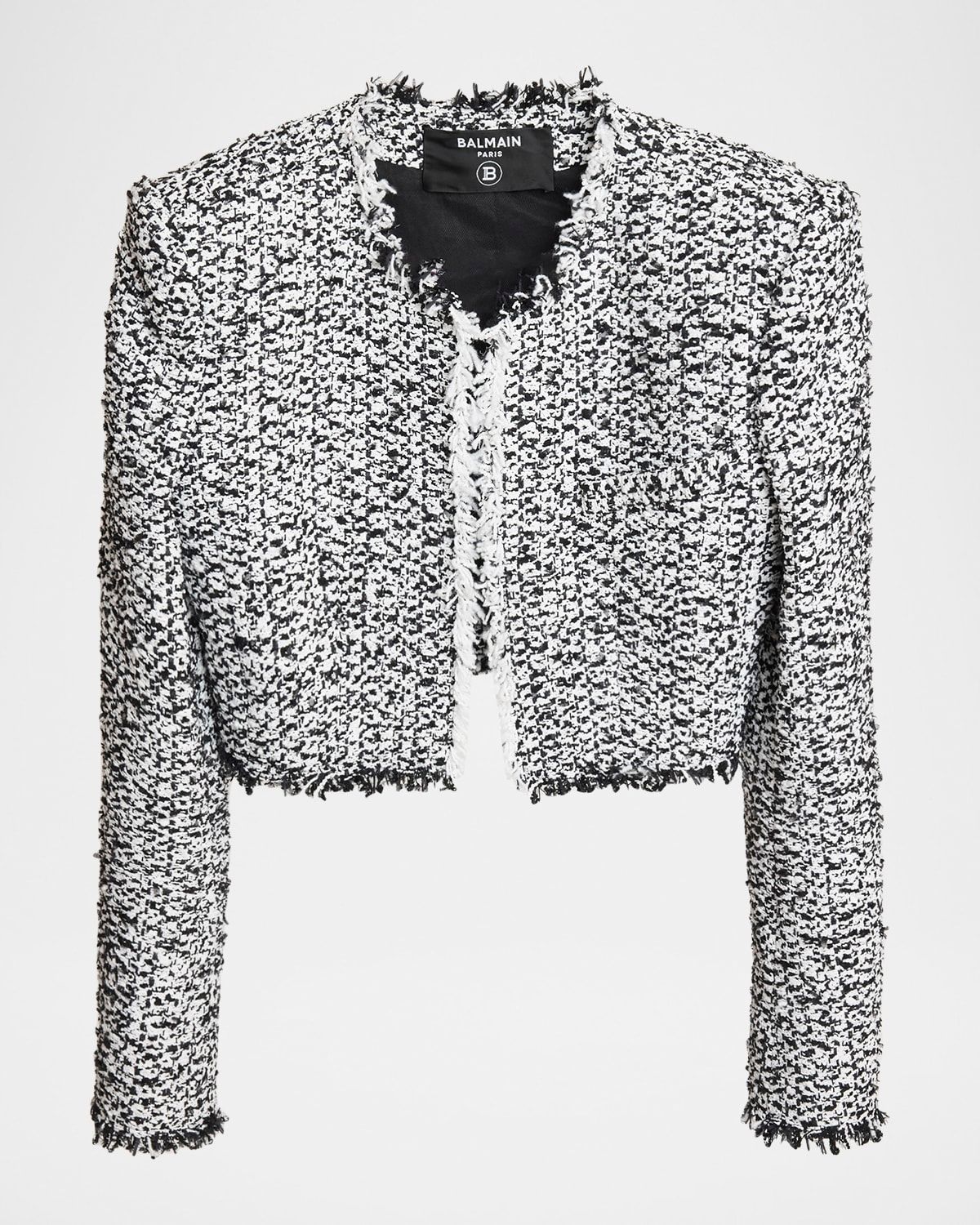 Cropped Tweed Jacket