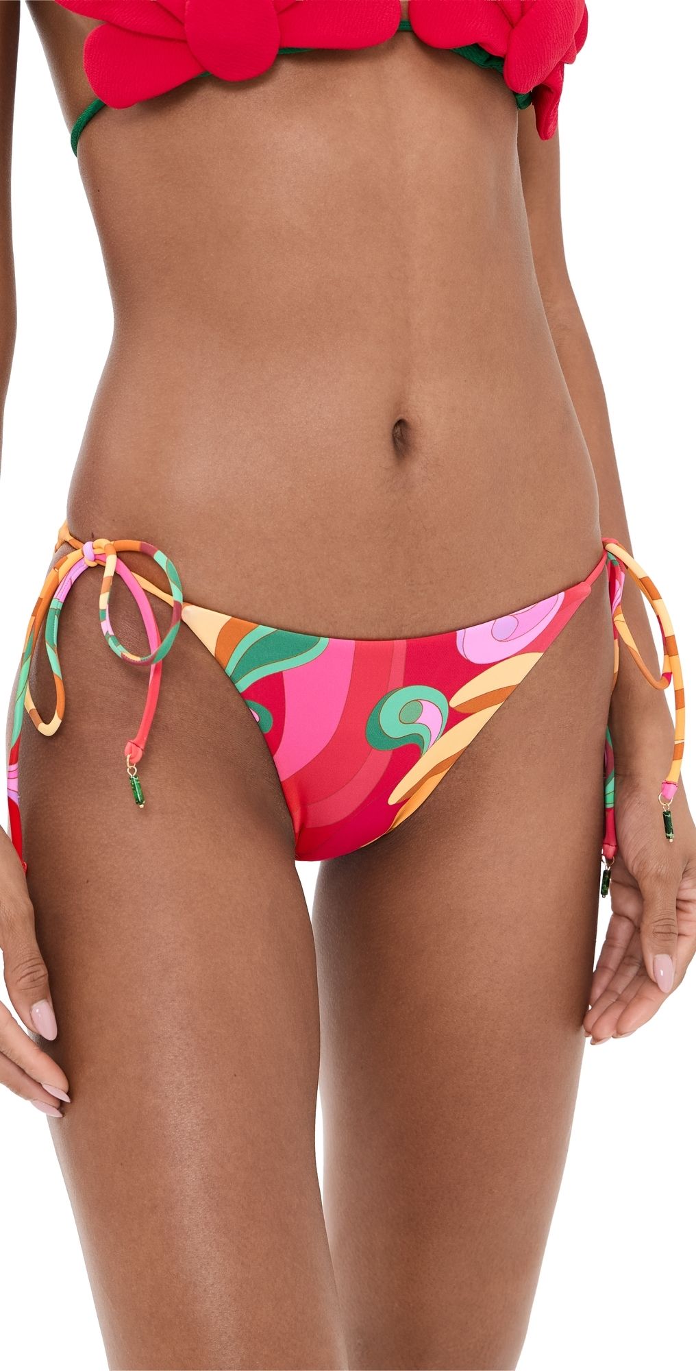 FARM Rio Full Cut Bikini Bottoms Banana Queen M