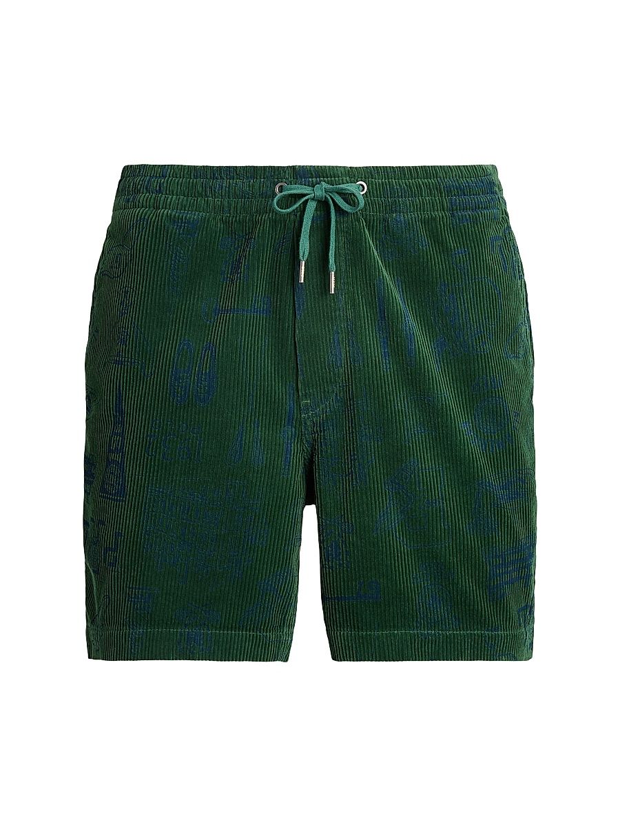 Men's Prepster Drawstring Corduroy Shorts - Preppy Forest - Size XXL