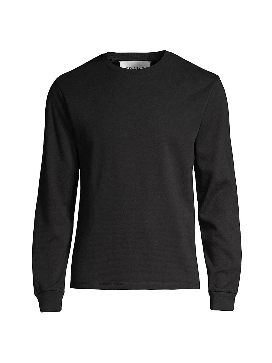 Men's Duo Fold Crewneck Sweatshirt - Noir - Size XXL