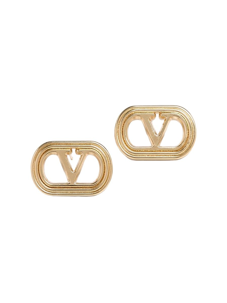 Women's Ovalette Metal Earrings - Gold