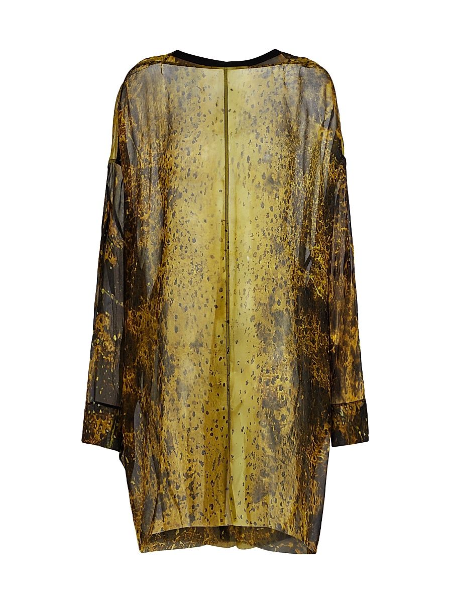 Women's Hollywood Eclipse Sheer Tunic - Acid Black - Size 6