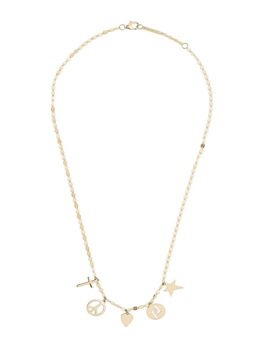 Women's 14K Yellow Gold Charm Necklace - Yellow Gold