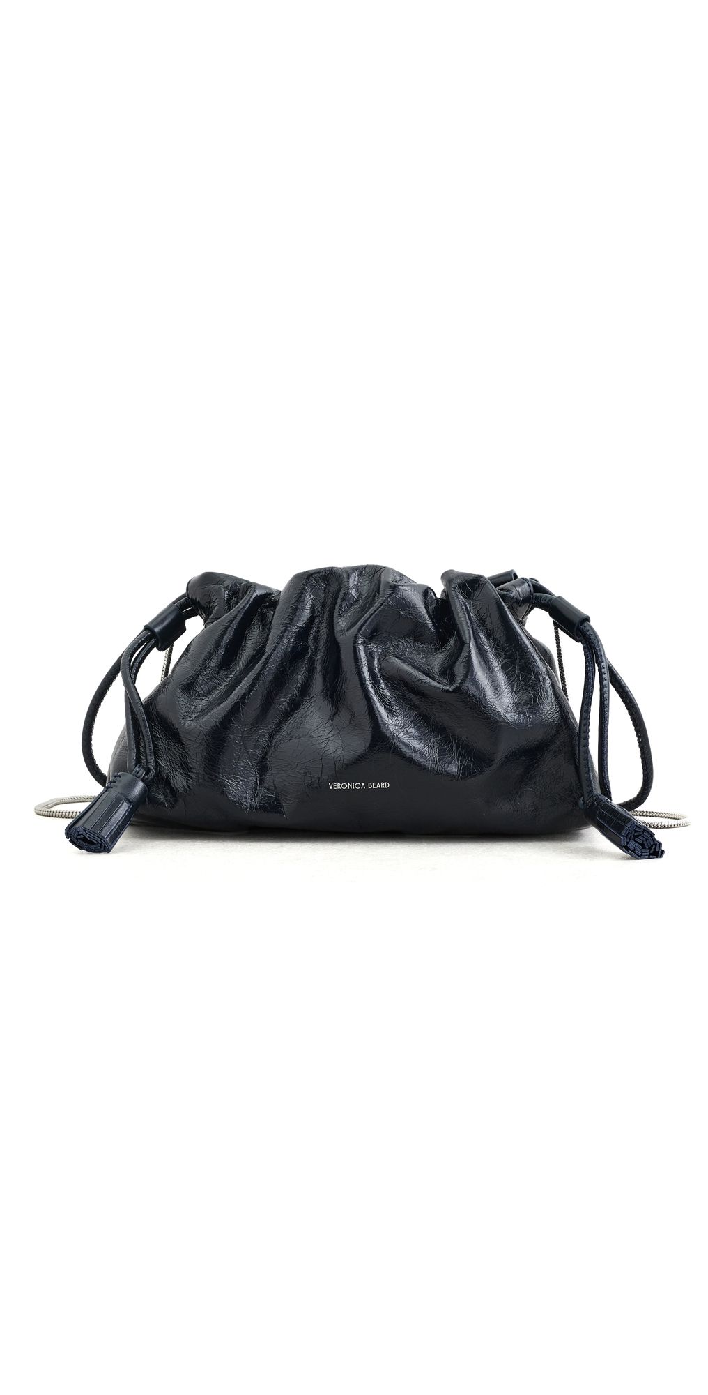 Veronica Beard Small Crinkle Stash Bag Navy One Size