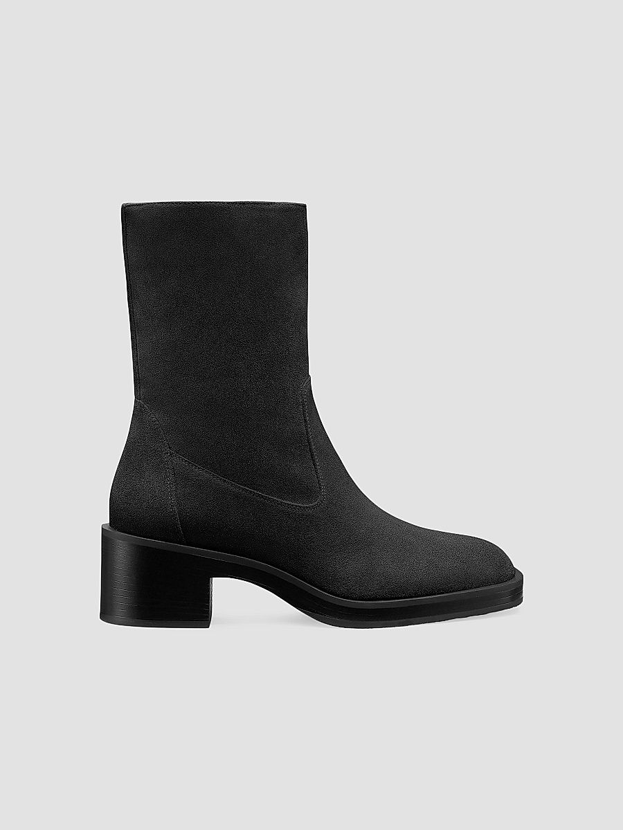 Women's Kaia 40MM Sport Suede Booties - Black - Size 6