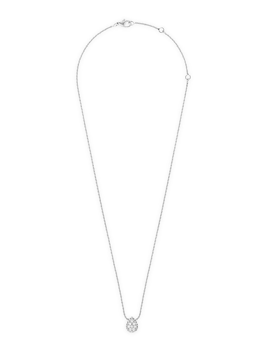 Women's Serpent Bohème 18K White Gold & 0.13 TCW Diamond Pendant Necklace - White Gold