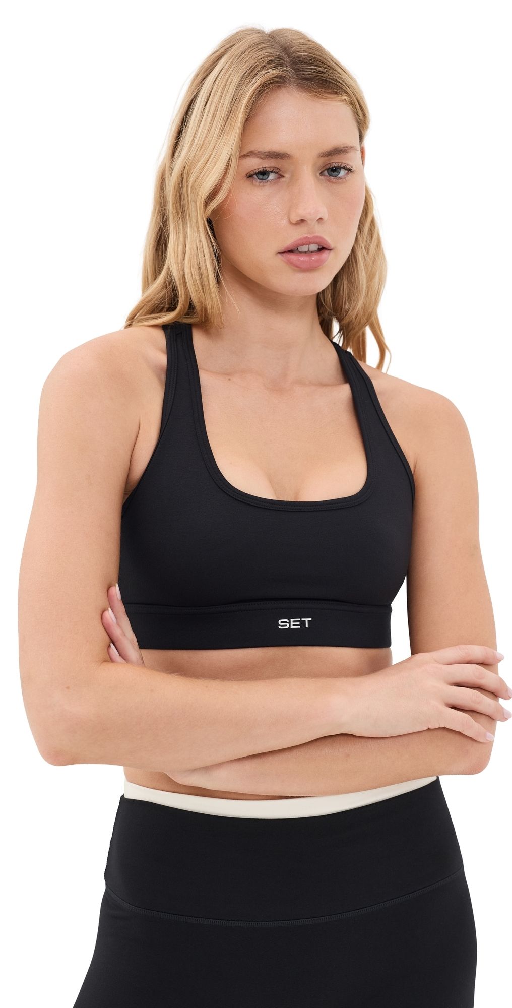 SET Cloud Staple Sports Bra Onyx M