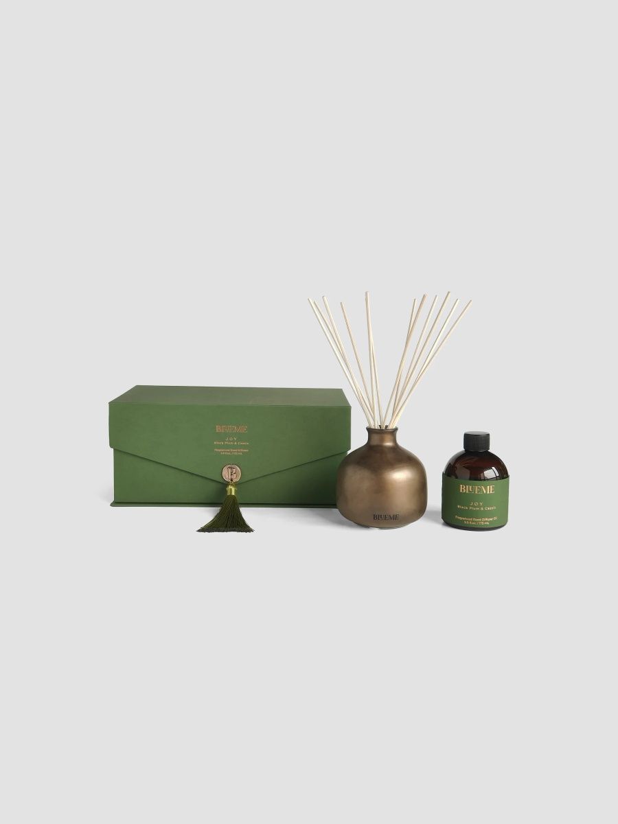 Blueme Joy Black Plum & Cassis Reed Diffuser Set
