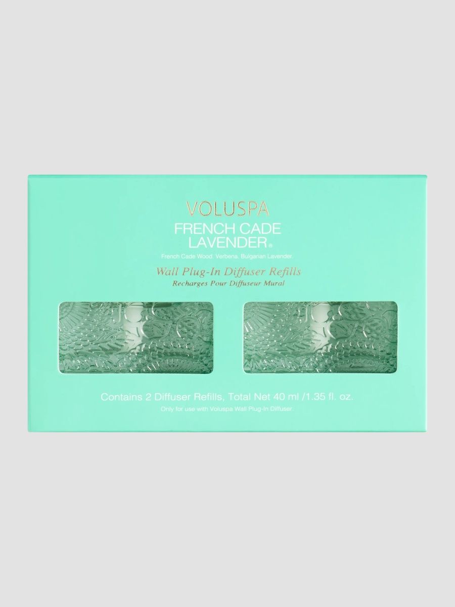 Voluspa 2-Piece French Cade Lavender Wall Plug-In Diffuser Refill Set