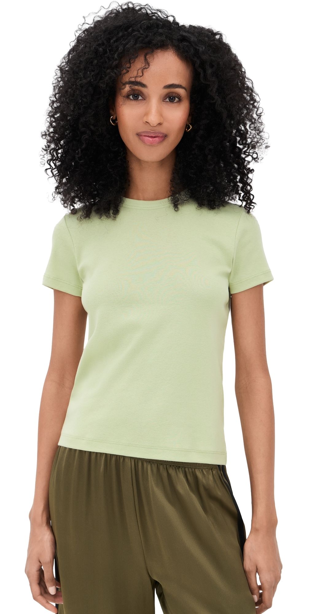 Vince Shrunken 90s Tee Pale Fern M