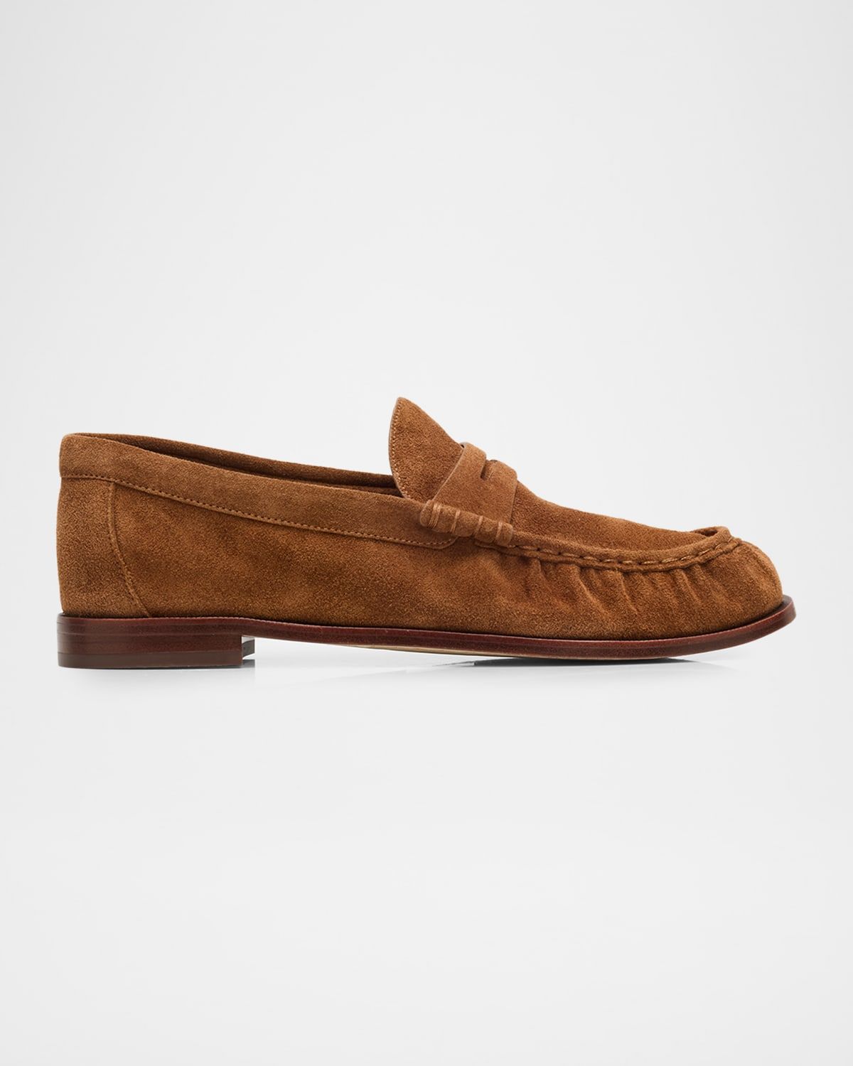 Lexi Suede Penny Loafers