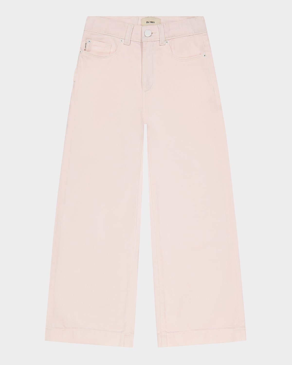 Girl & apos;s Lily High-Rise Wide-Leg Denim Jeans