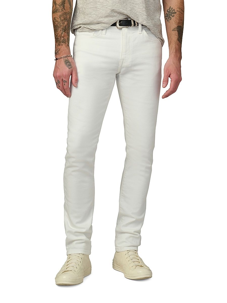 Men's Asher Straight-Leg Jeans - Clean White - Size 40