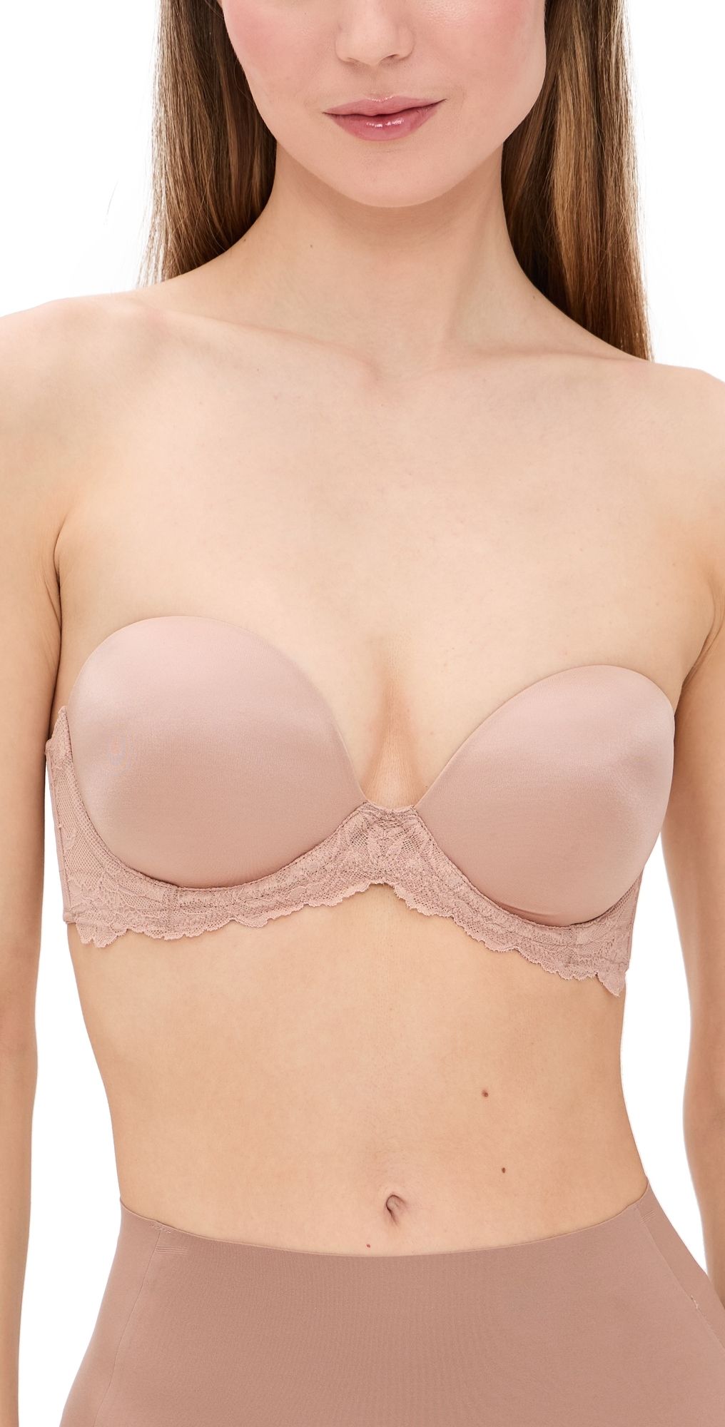 Wacoal Self-Assured Push Up Strapless Bra Black 38DD