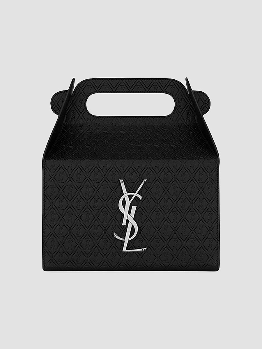 Saint Laurent Women's Take Away Box in Leather - Black