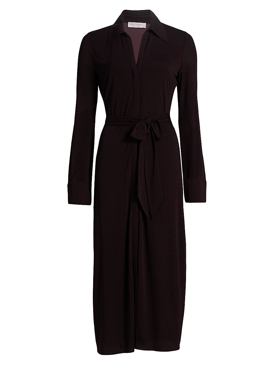 Women's Lydia Jersey Midi-Shirtdress - Blackberry - Size Large