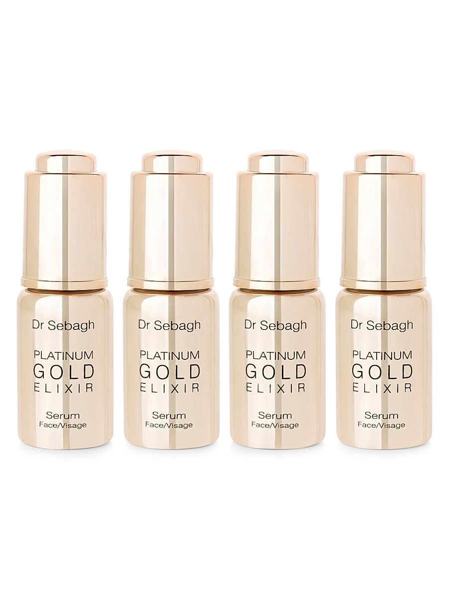 Dr Sebagh Women's Platinum Gold Elixir 4-Piece Face Serum Set