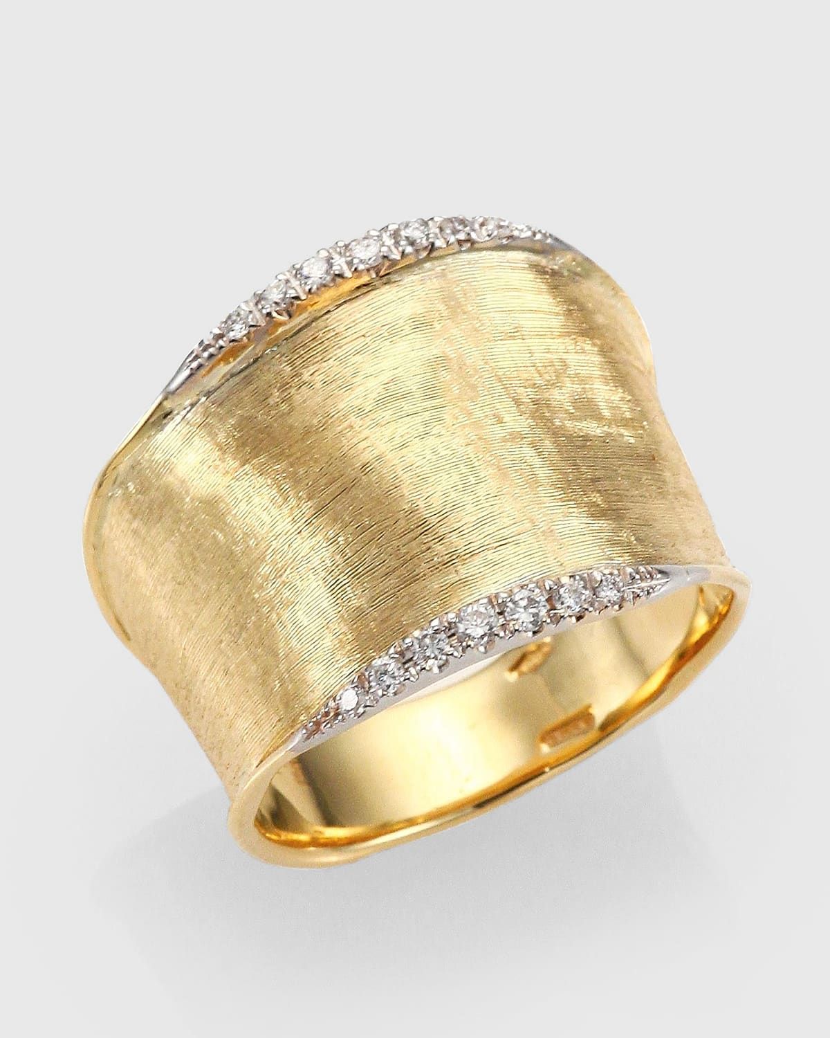 Lunaria 18K Yellow Gold Diamond Band Ring