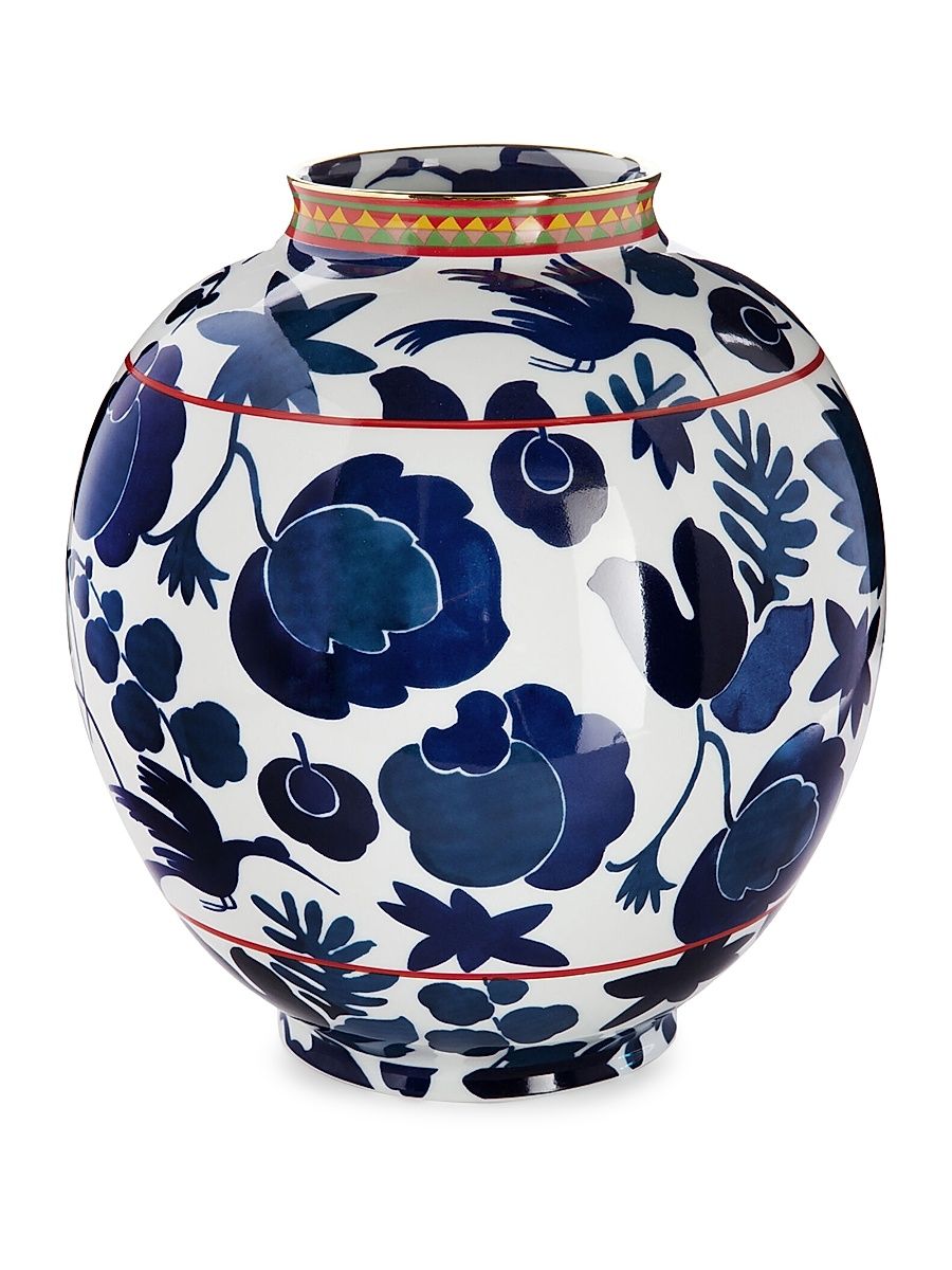 Big Bubble Vase - Wildbird Blue