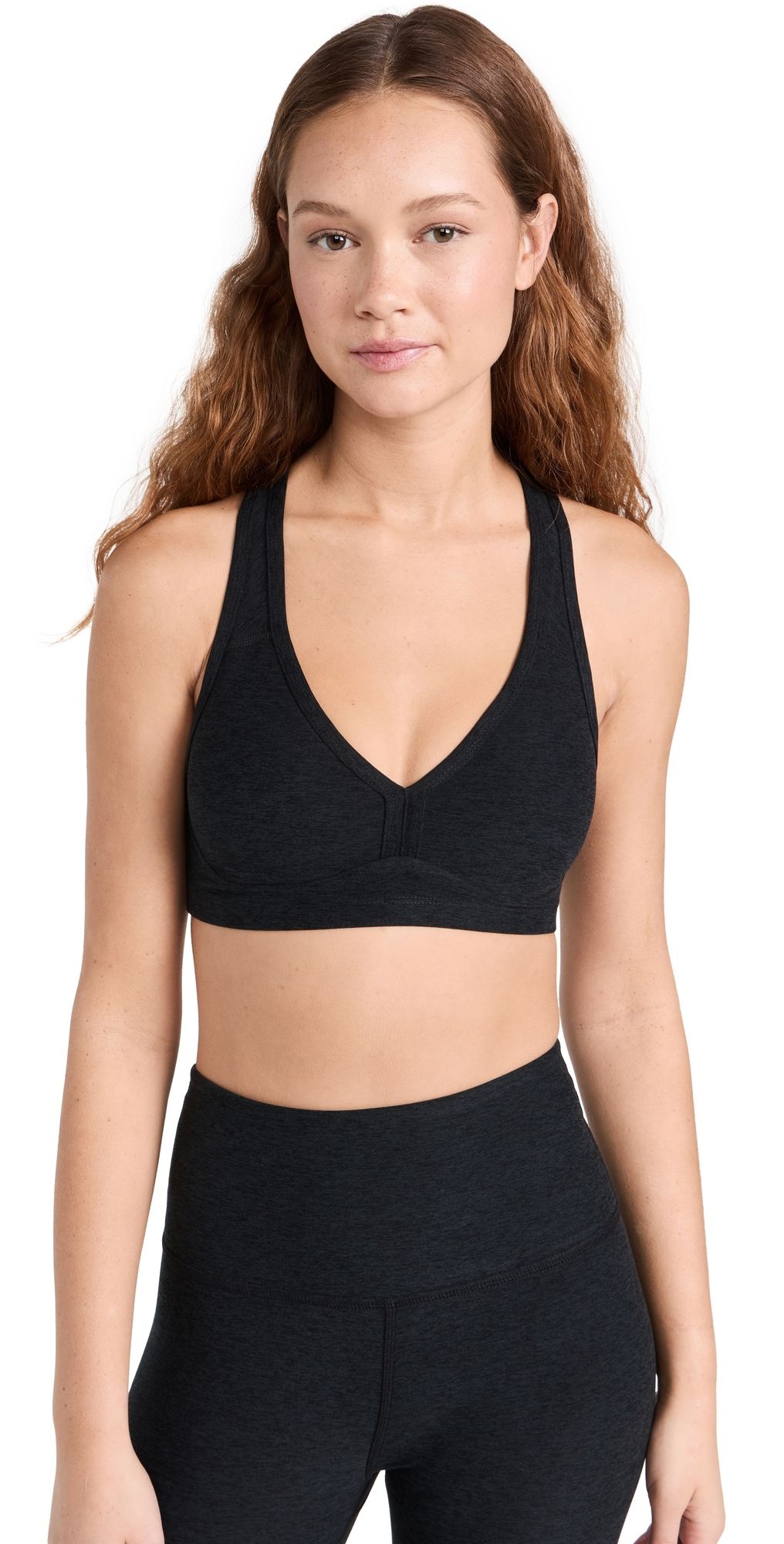 Beyond Yoga Spacedye Lift Your Spirits Bra Darkest Night XS