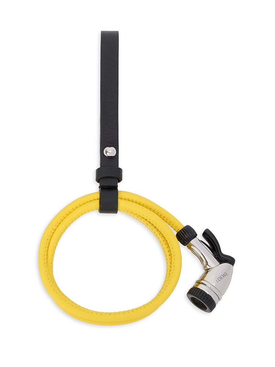 Women's LOEWE x Paula's Ibiza Watering Hose Leather Charm - Yellow Black
