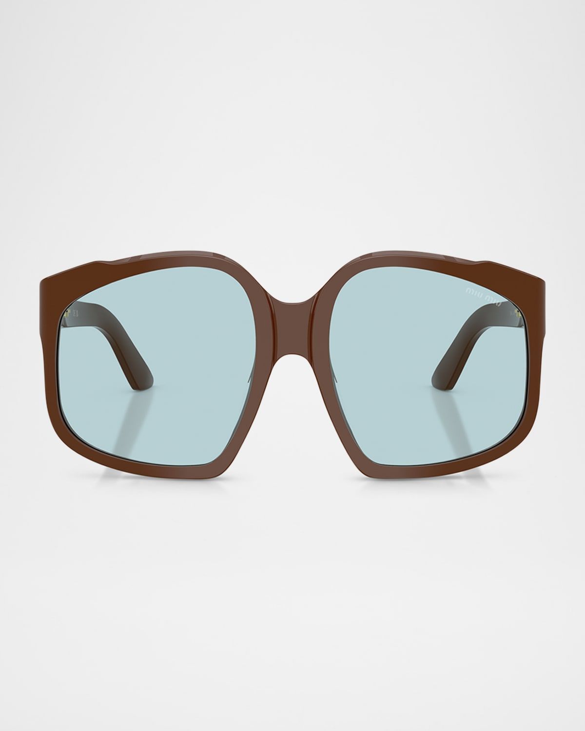 MU A07SF Acetate Square Sunglasses