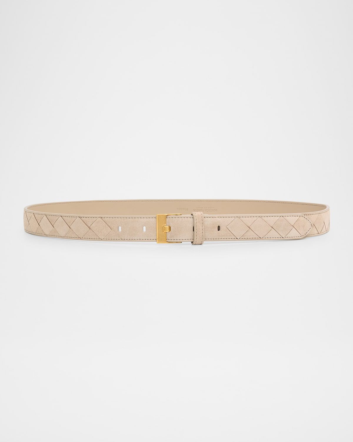Intrecciato Suede Belt