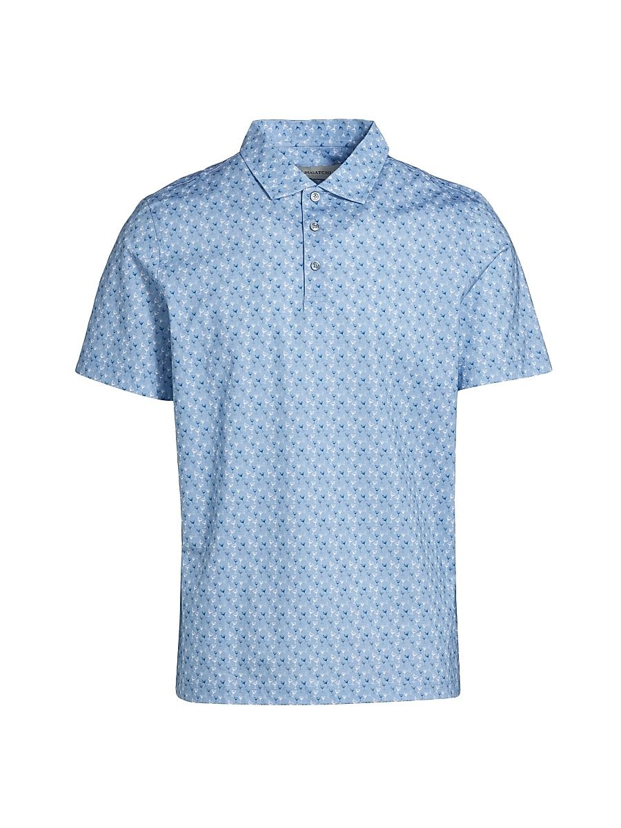 Men's Ooohcotton Victor Polo Shirt - Air Blue - Size XXXL