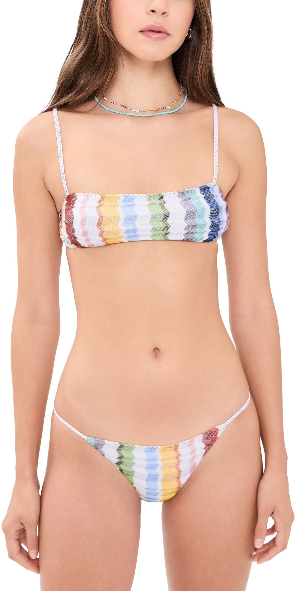 Missoni Zigzag Tulle Bikini Set Smsp1-Multicolor 42