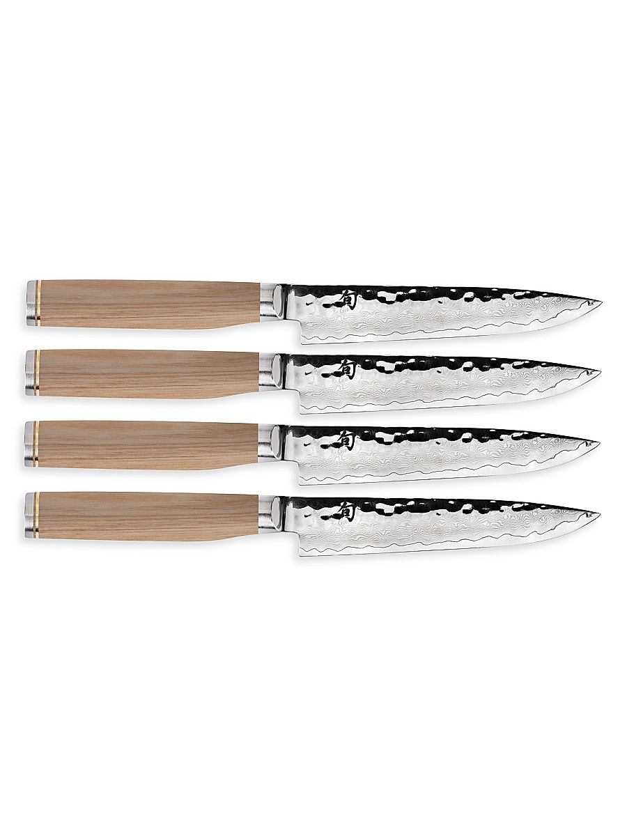 Premier Blonde 4-Piece Steak Knife Set - Blonde