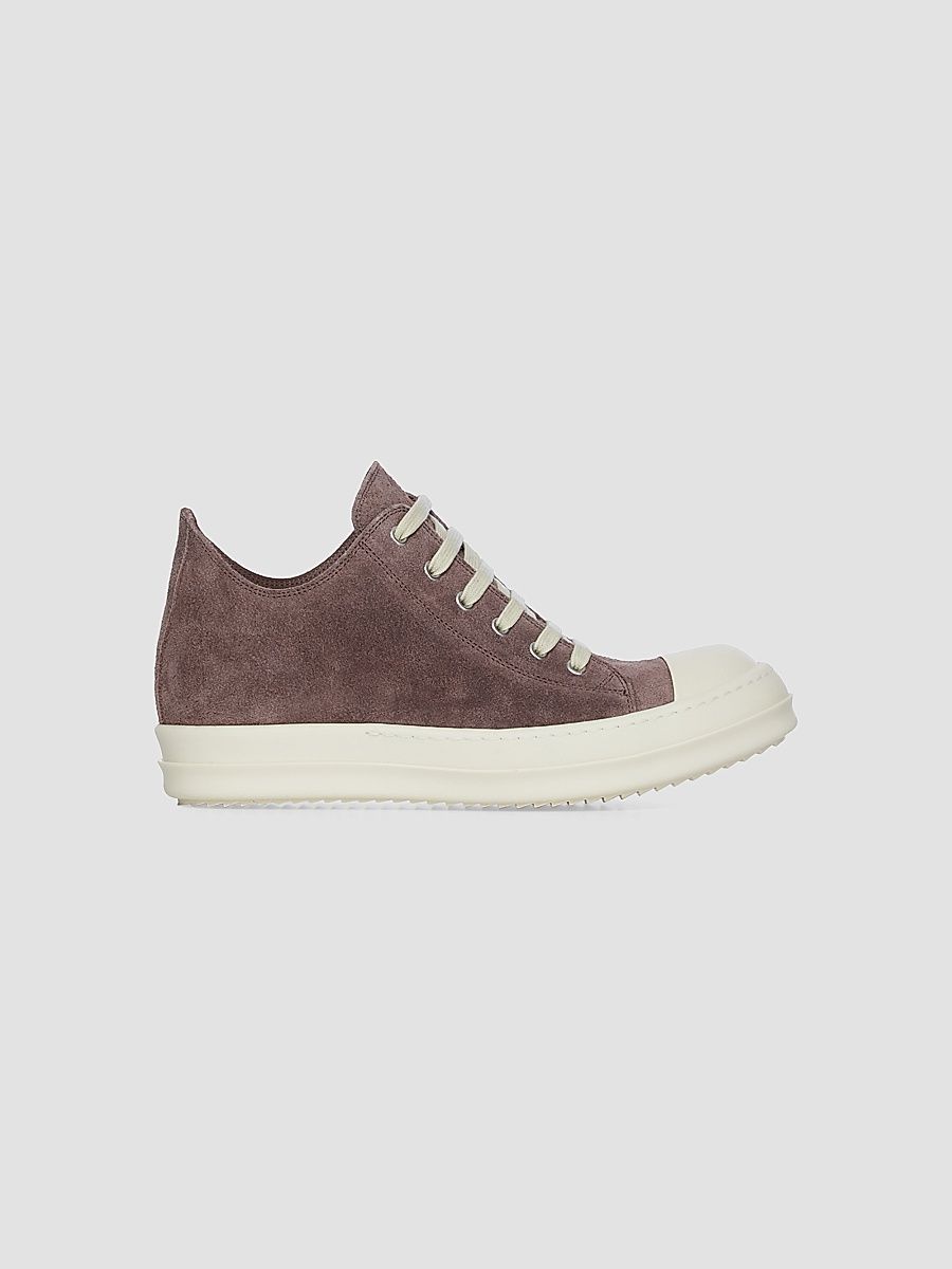 Men's Suede Low-Top Sneakers - Grape Milk - Size 7