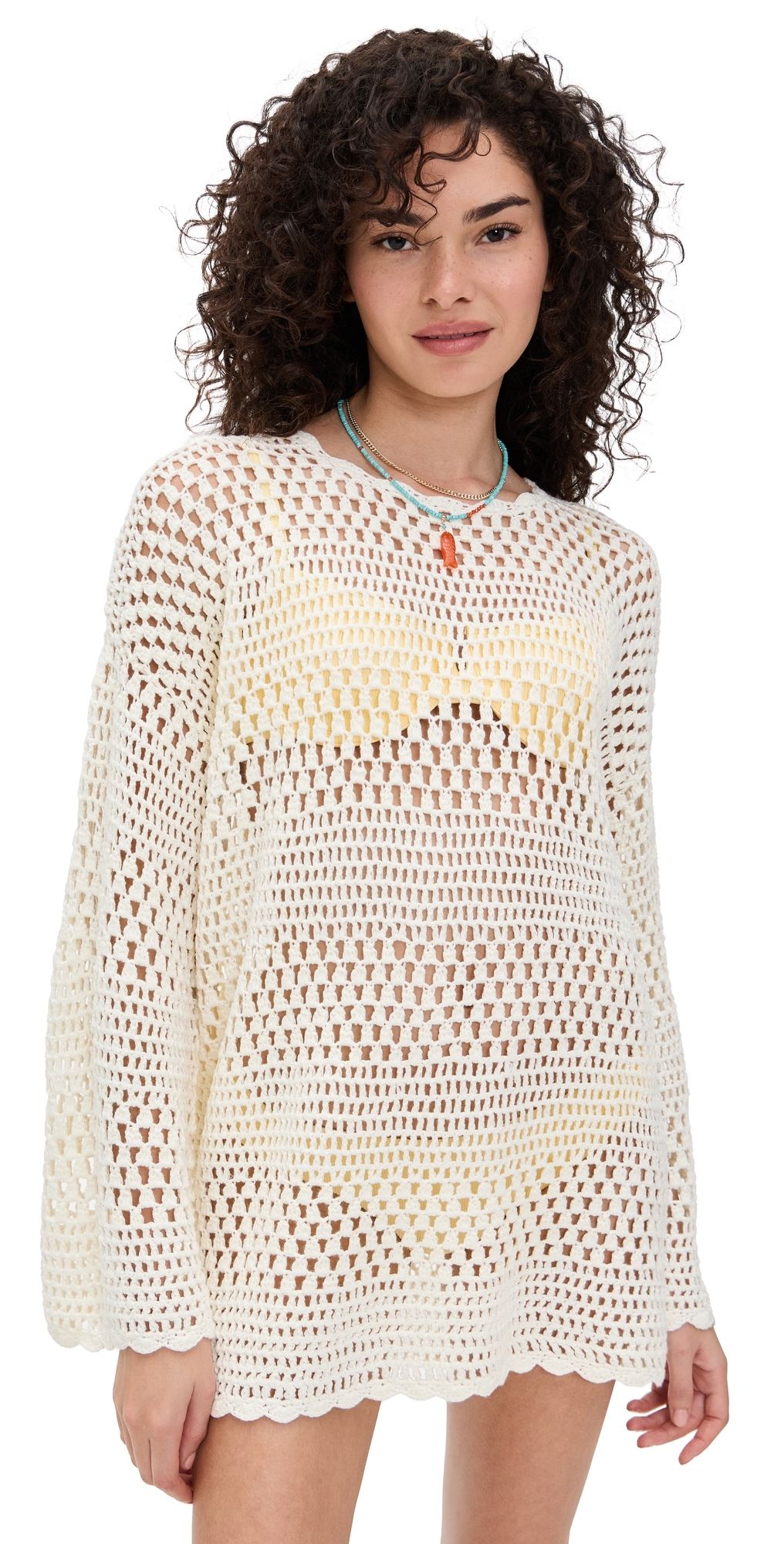 Show Me Your Mumu Paula Pullover Sweater White XS