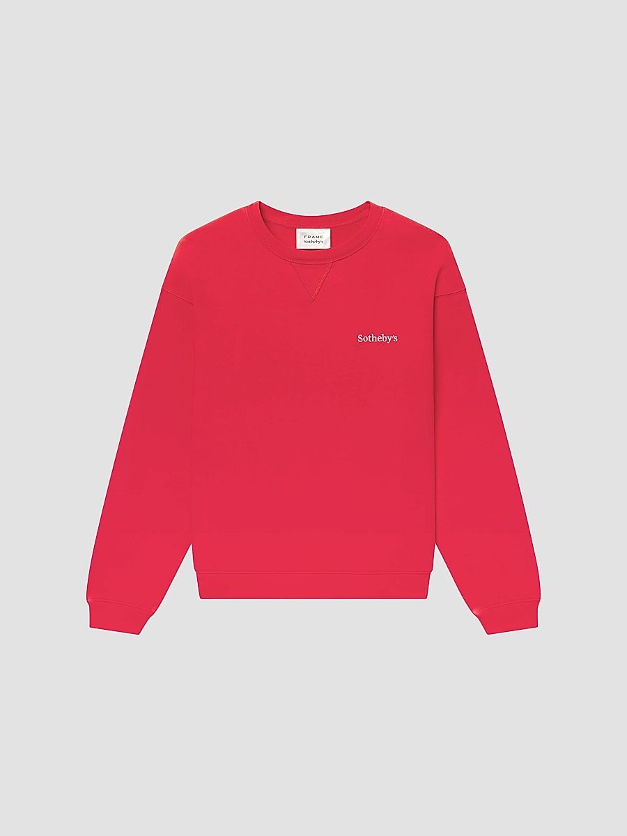 The Sotheby's Crewneck Sweatshirt - Red Washed - Size XL