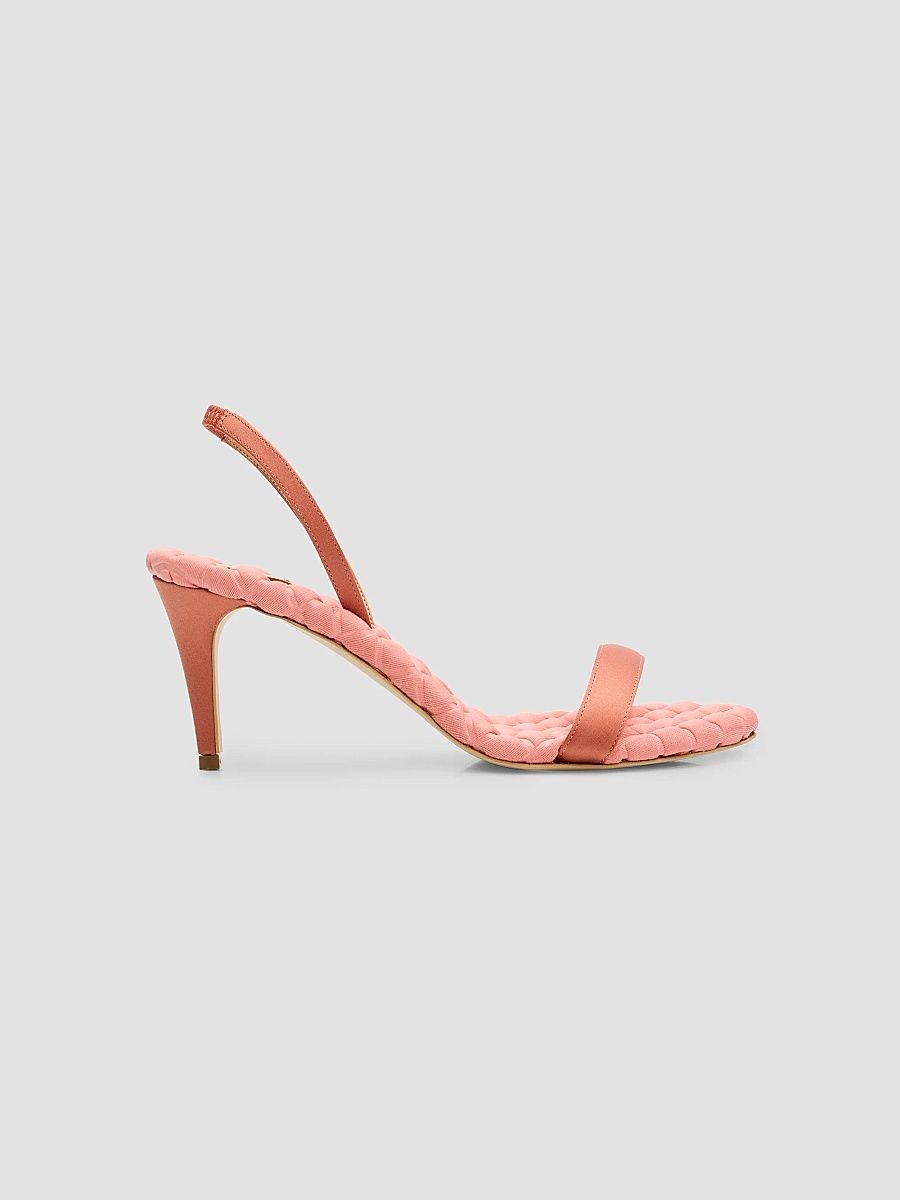 Women's Claudia 70MM Satin Slingback Sandals - Antique Rose - Size 11