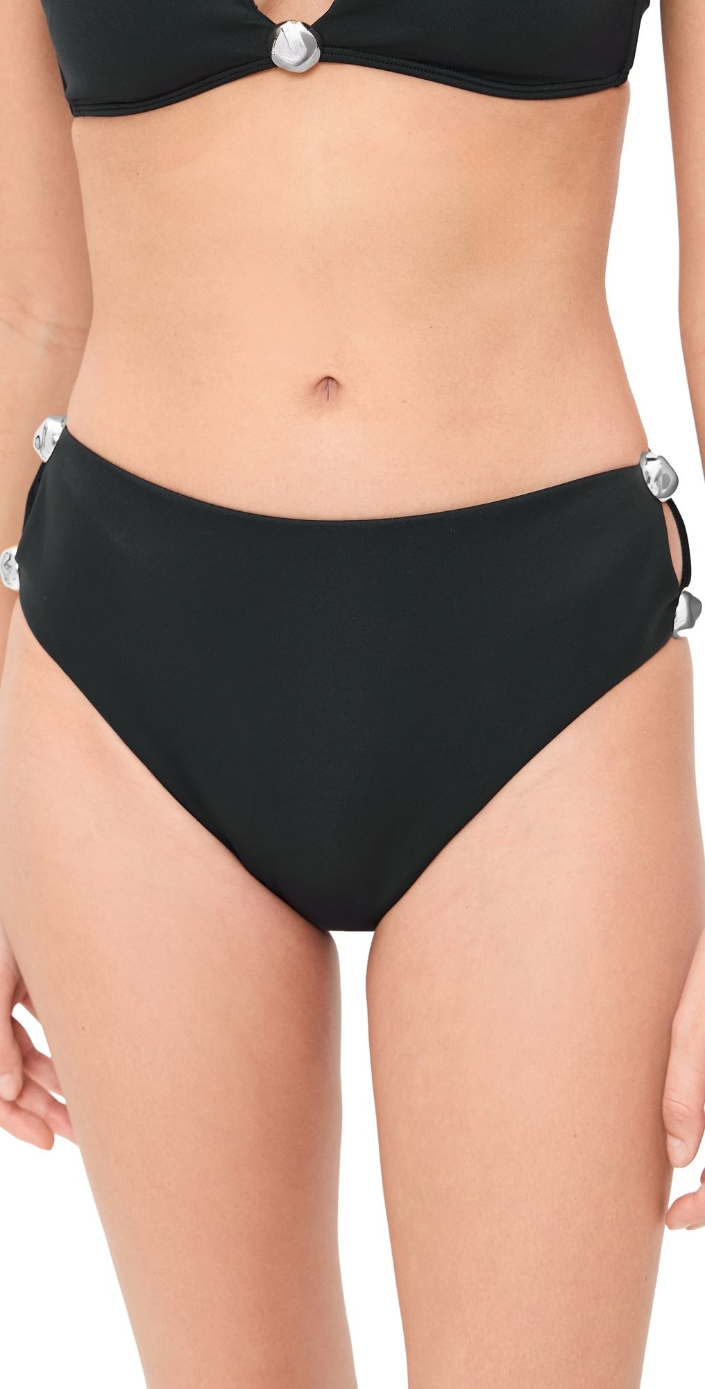 SIMKHAI Tyas Bikini Bottoms Black S
