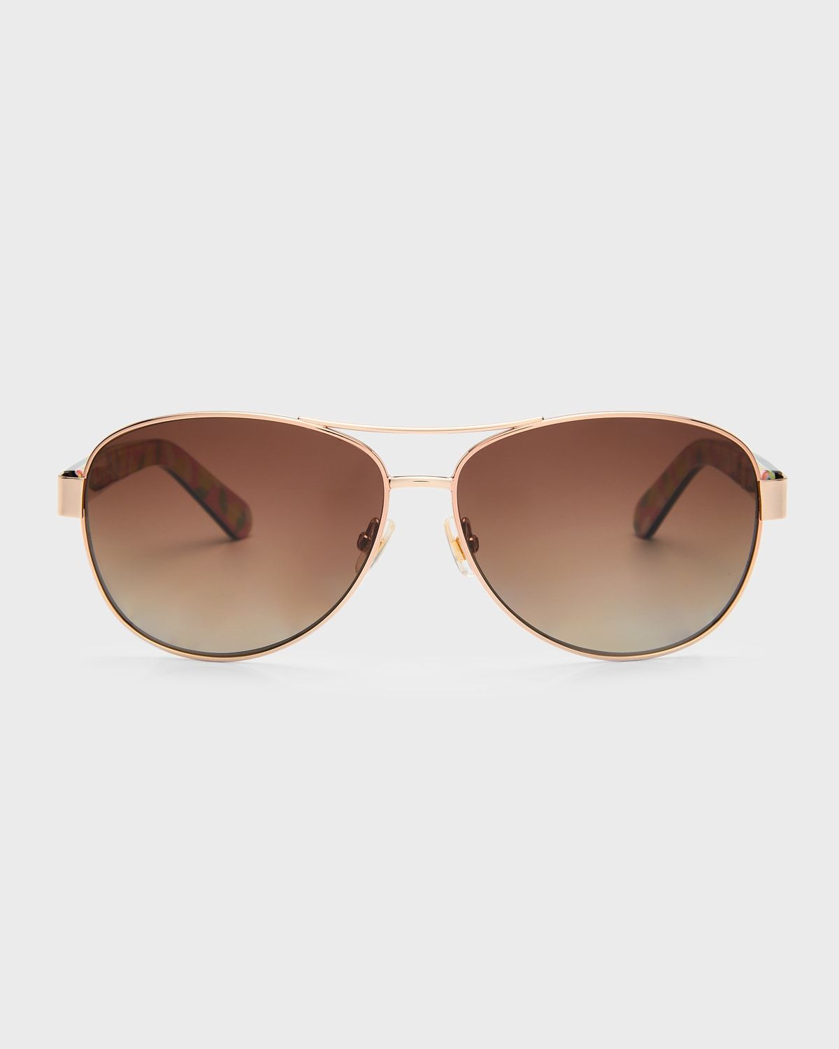 dalia stainless steel aviator sunglasses