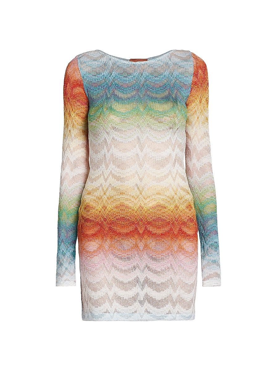 Women's Long-Sleeve Cover-Up Dress - Size 4