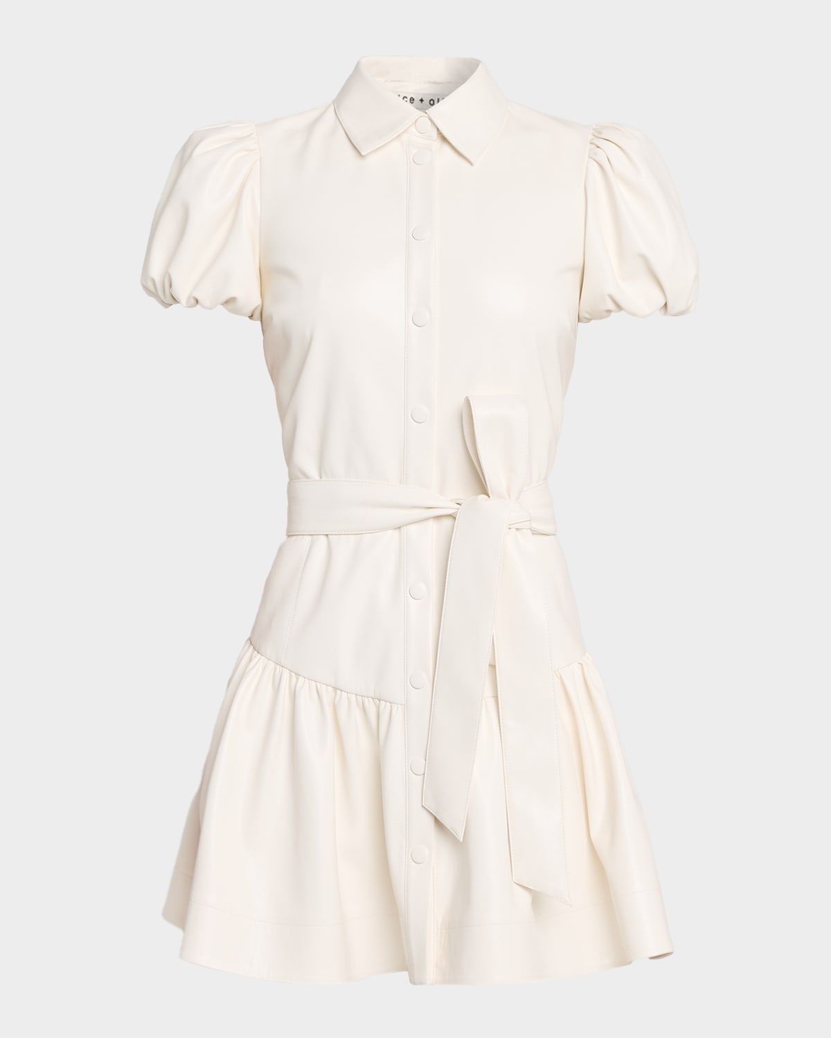 Henrietta Vegan Leather Mini Dress