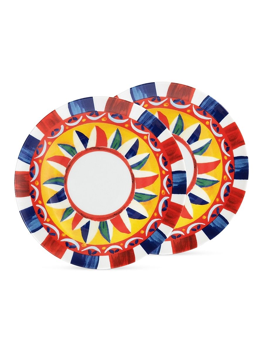 Carretto 2-Piece Bread Plate Set