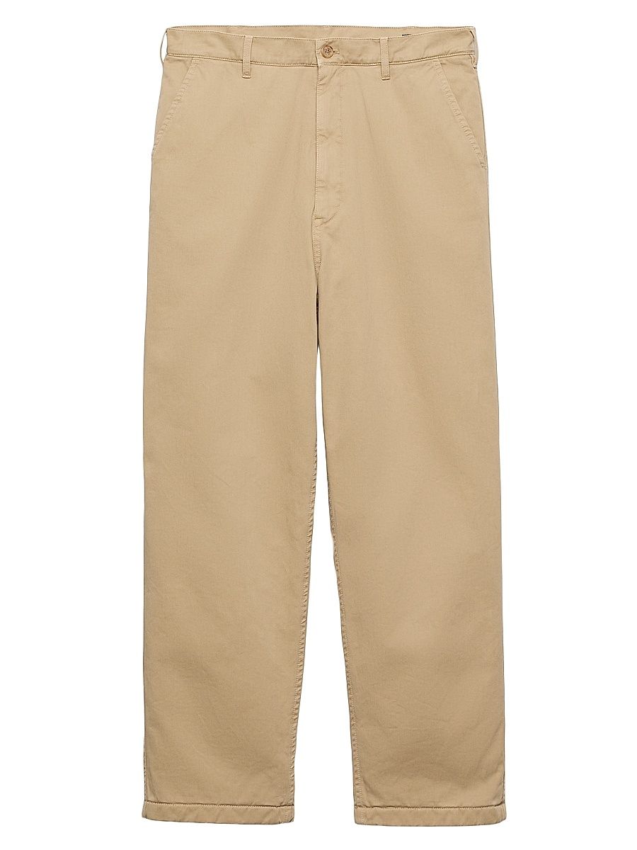 Men's Cotton Pants - Beige - Size 40