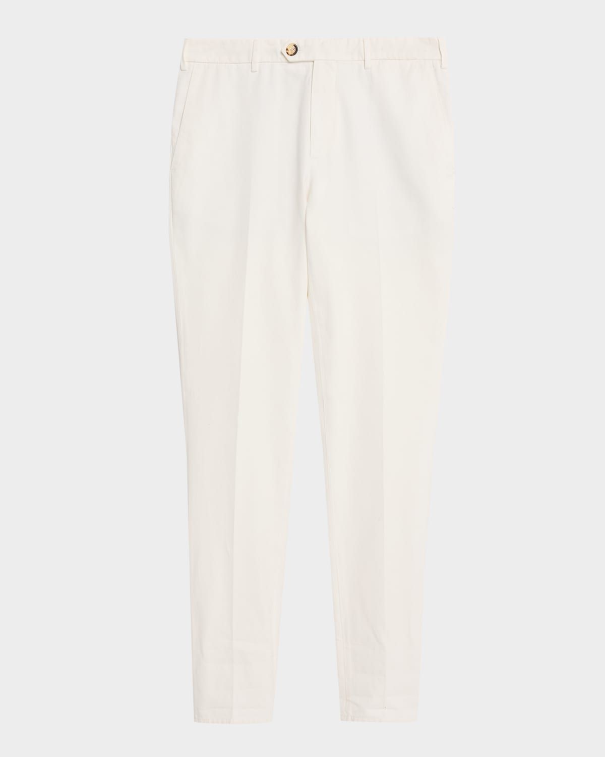 Men & apos;s Dyed Cotton Straight-Fit Pants